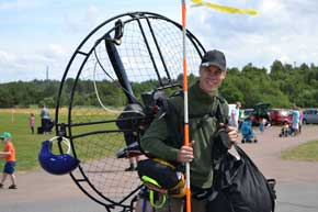 Paramotor och massa andra farkoster visades upp
